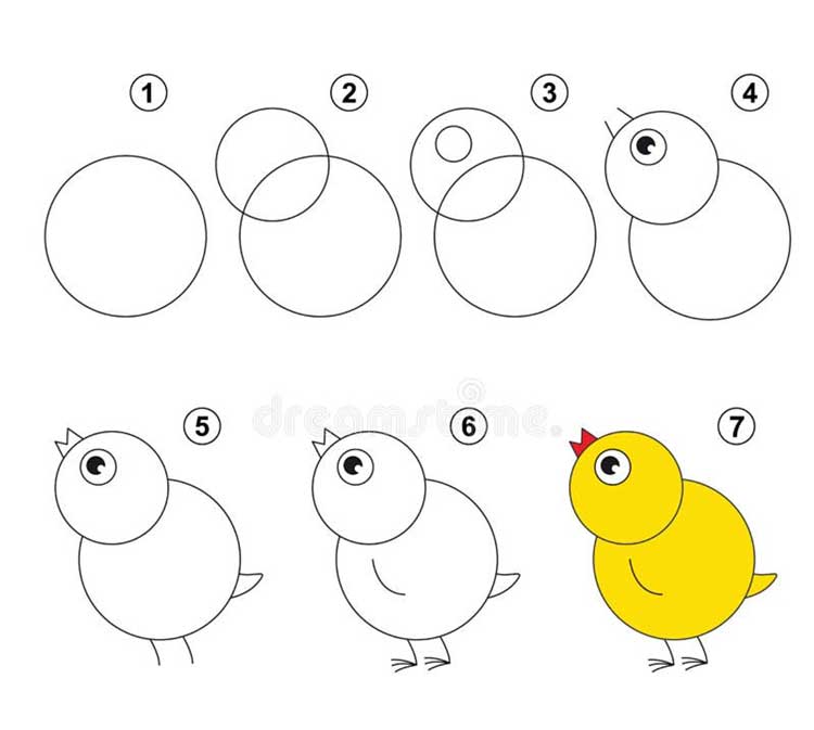 عکس، تمرکز نقاشی مرحلهای