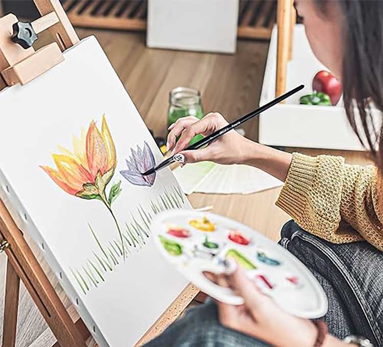 عکس، تمرکز رنگآمیزی سطوح کوچک با قلممو