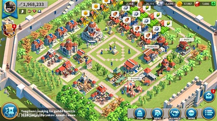 بازی موبایلی Rise of Kingdoms