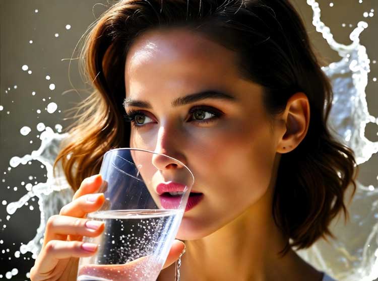 آب نوشیدن آب