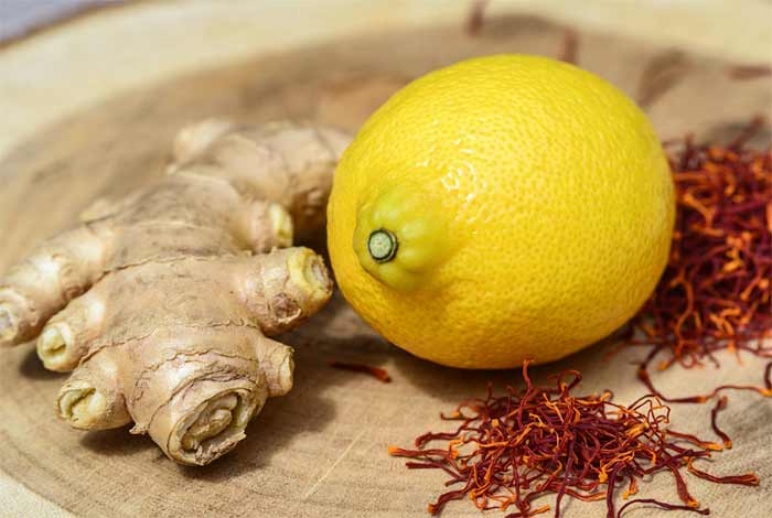 رژیم غذایی معجون اول: زنجبیل، لیمو و زعفران – سمزدای قدرتمند
