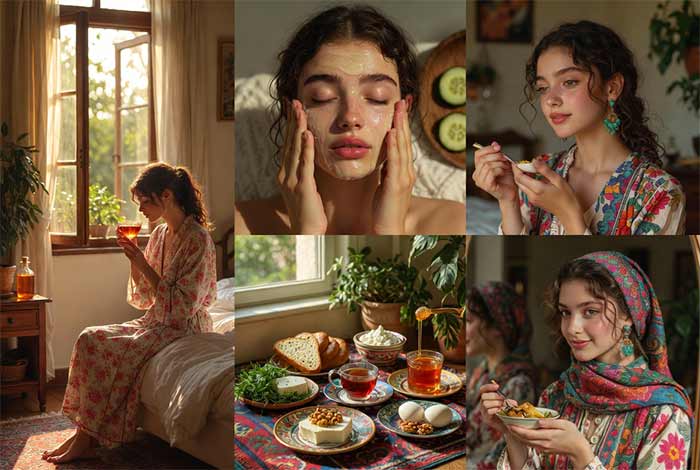 برنامه روزانه روتین صبحگاهی کیوت ایرانی: بازگشت به طبیعت و آرامش سنتی