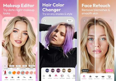YouCam Makeup (یوکم میکاپ)