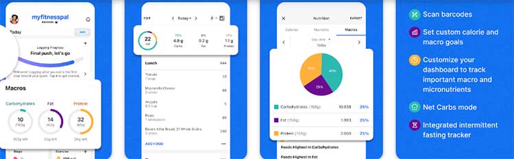 اپلیکیشن برنامه مایفیتنسپال